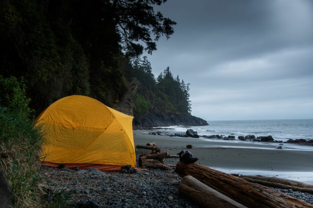 beach camping tips and list of essential items to bring
