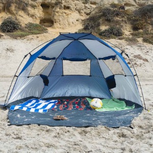 Tips for beach camping find some shade