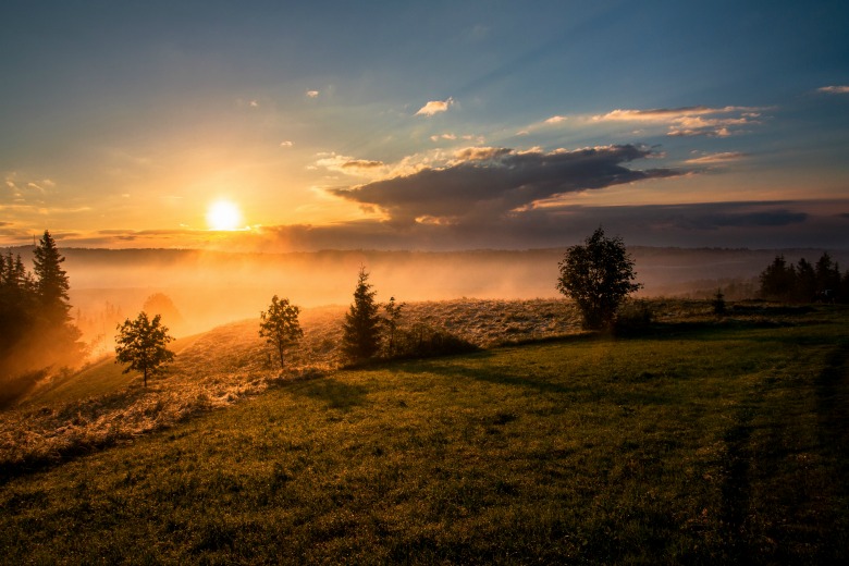 My favorite camping tip? Find a place to enjoy your camping coffee while watching the sunrise