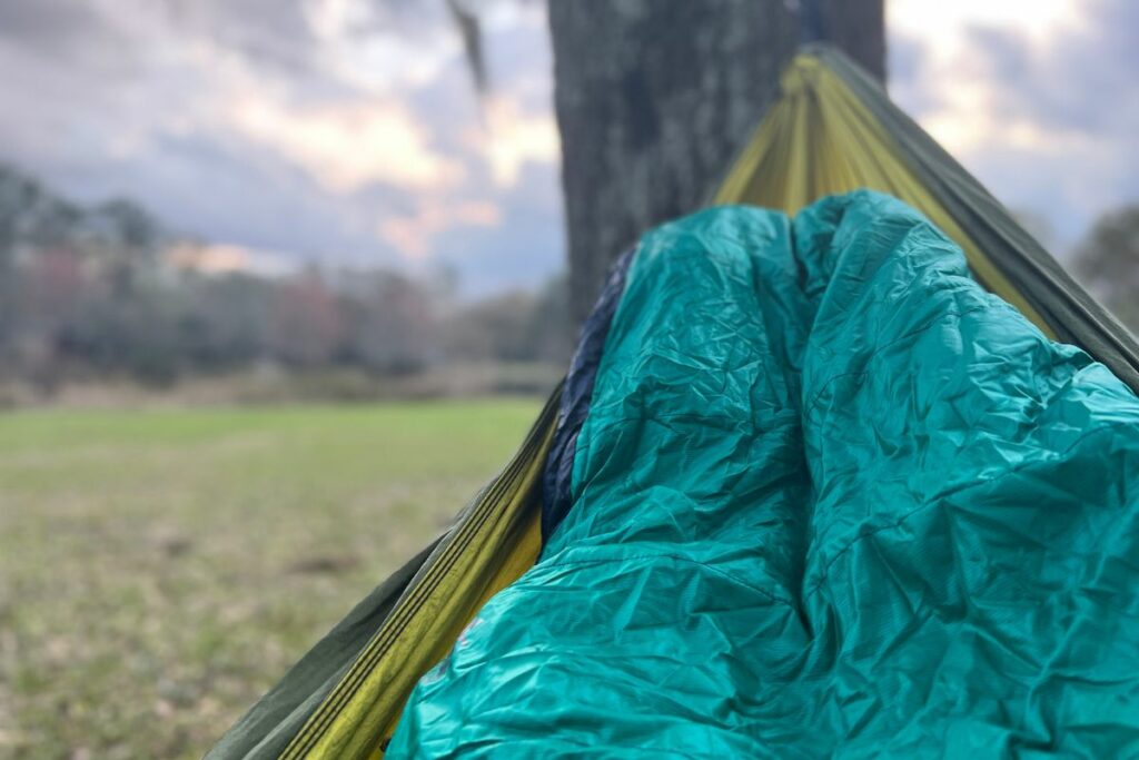 best sleeping bags for hammock camping