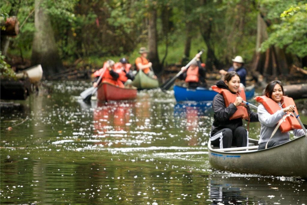 staying safe while canoe camping