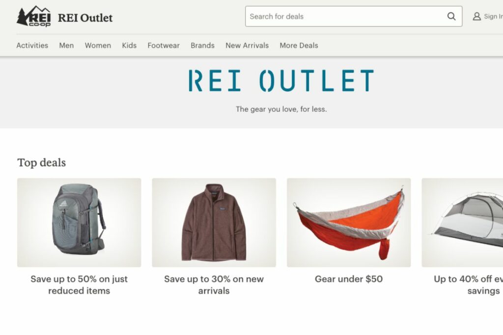 REI Outlet New Arrivals Sale: Up to 50% off