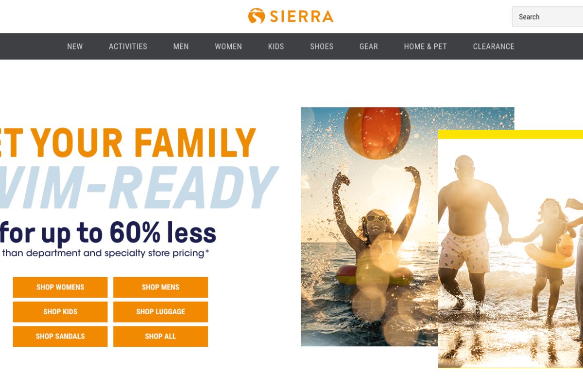 deals on camping gear at sierra